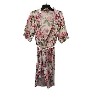 Show Me Your MuMu Women's One Size Floral Robe Bathrobe Belted